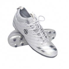 Бутсы футбольные с шипами Backheel, SILVER (210667)